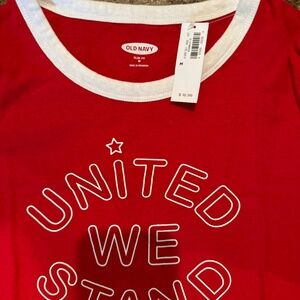 Old Navy United We Stand Shirt Size Medium